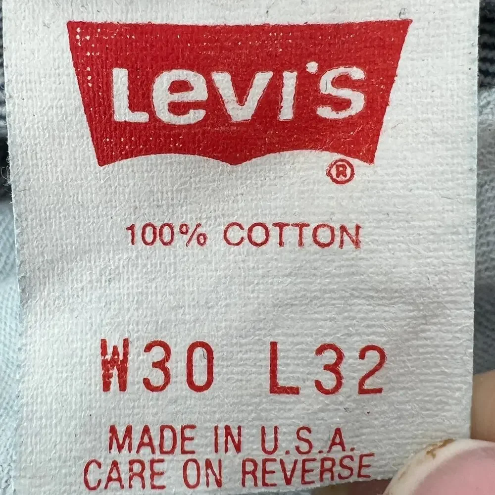 Vintage 80s Dead Stock Levi's 505 Jeans Size 30 x 32 GAP Tag NWT Straight Leg